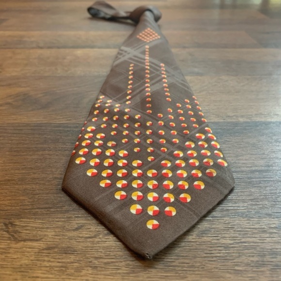Lanvin Vintage Wide Silk Tie - Picture 2 of 8